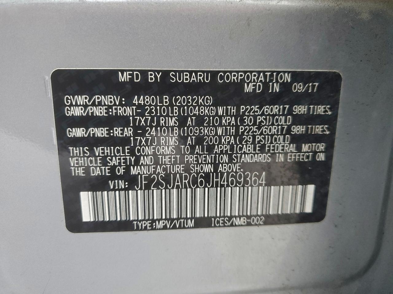 2018 SUBARU FORESTER 2.5I LIMITED photo 13