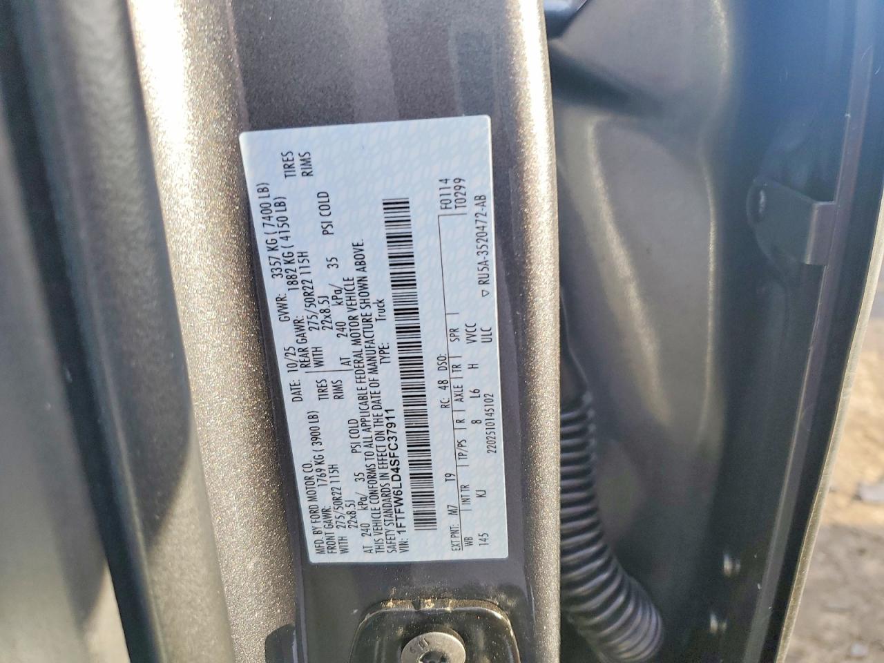 2025 FORD F150 KING RANCH photo 12