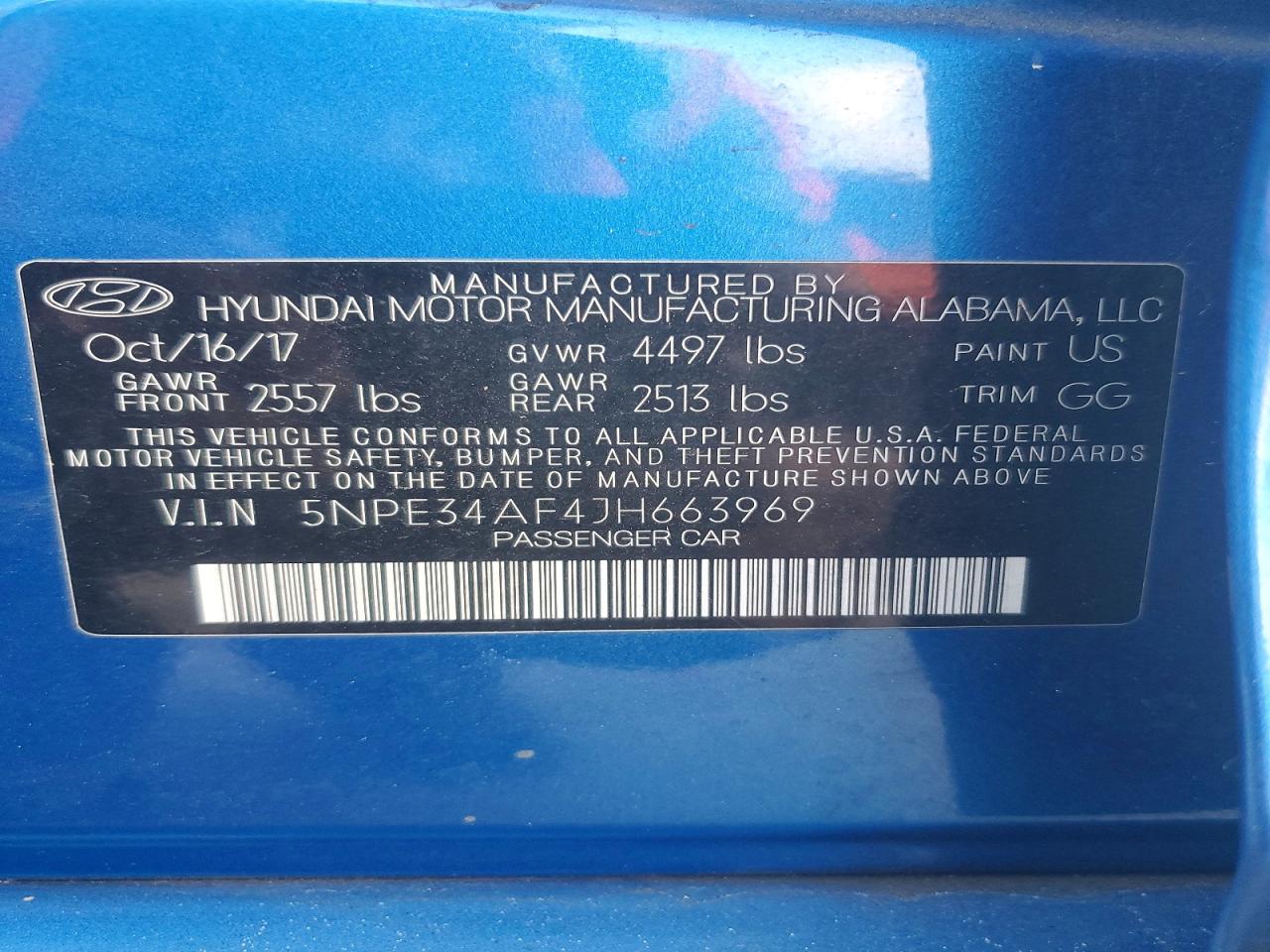 2018 HYUNDAI SONATA SPORT photo 12