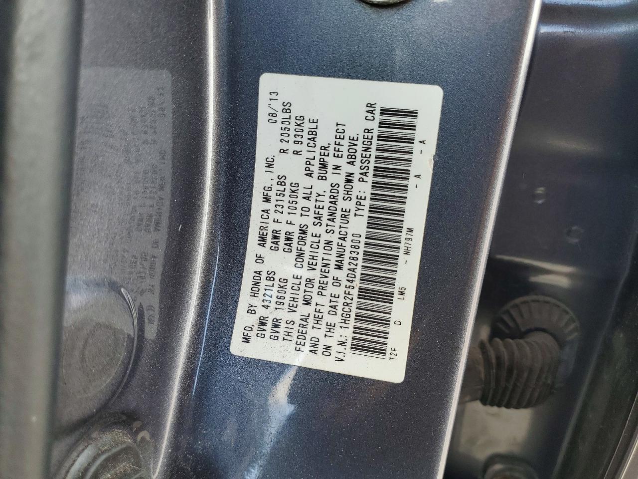 2013 HONDA ACCORD SPORT photo 12