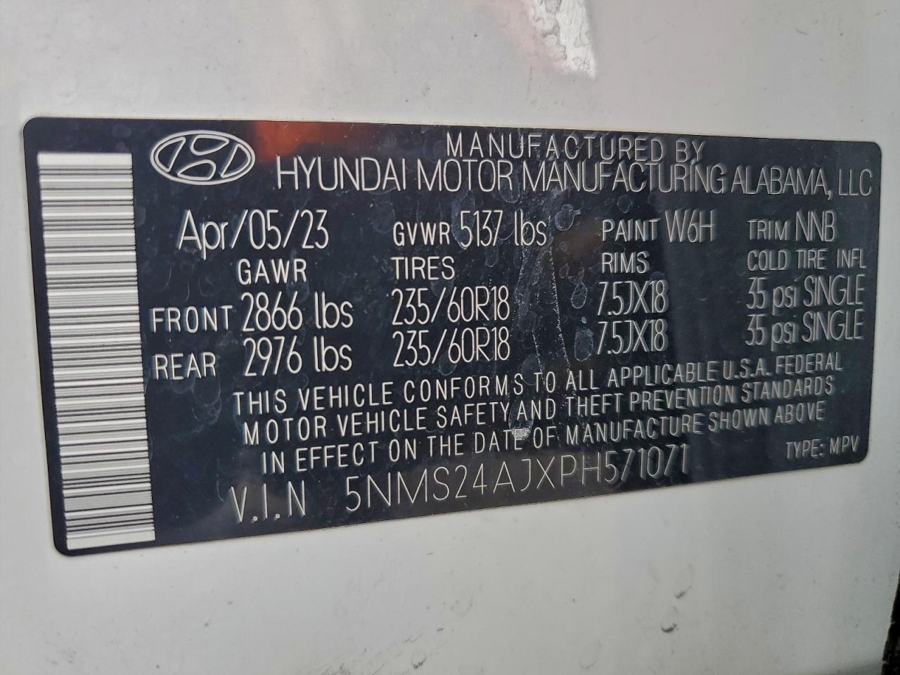 2023 HYUNDAI SANTA FE SEL photo 13
