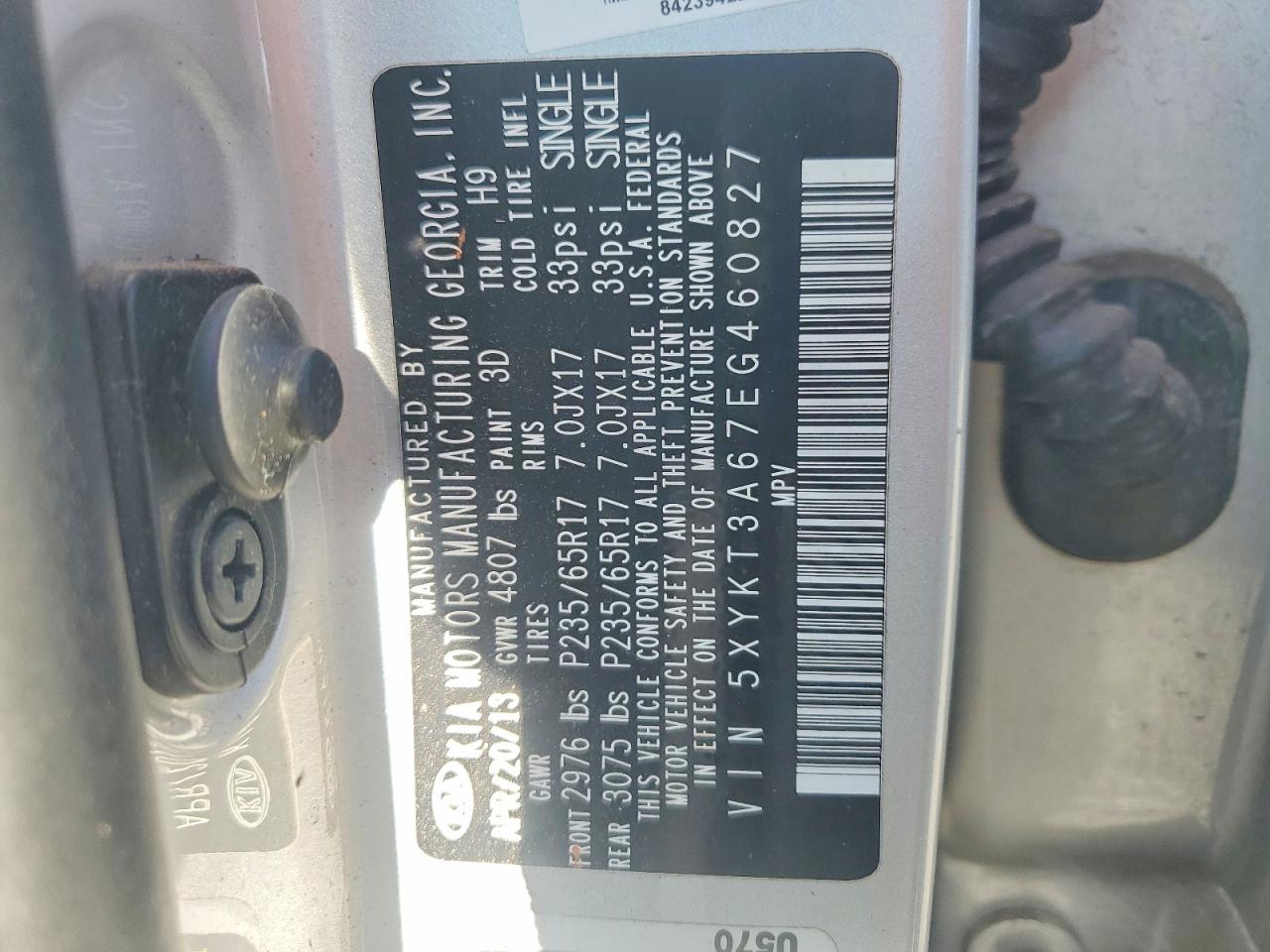 2014 KIA SORENTO LX photo 12