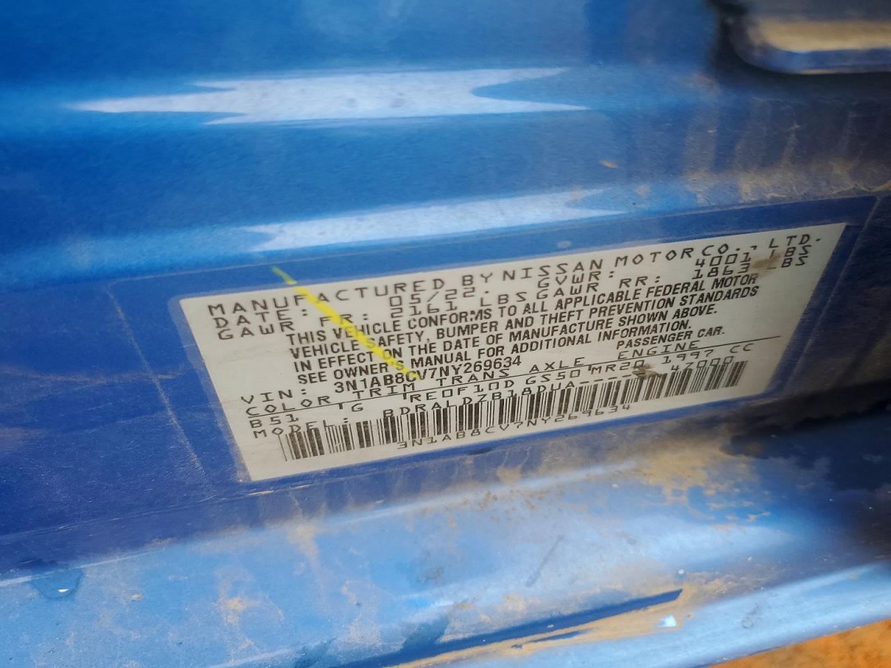 2022 NISSAN SENTRA SV photo 23