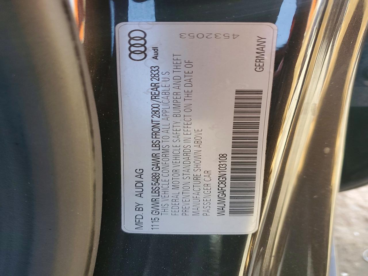 2016 AUDI A7 PREMIUM PLUS photo 12