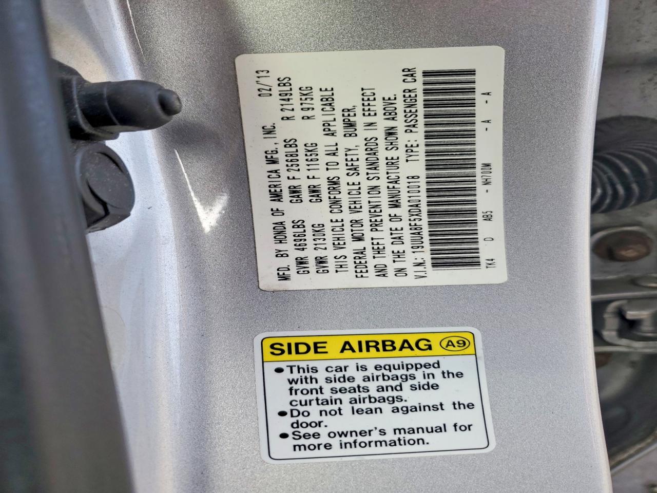 2013 ACURA TL TECH photo 12