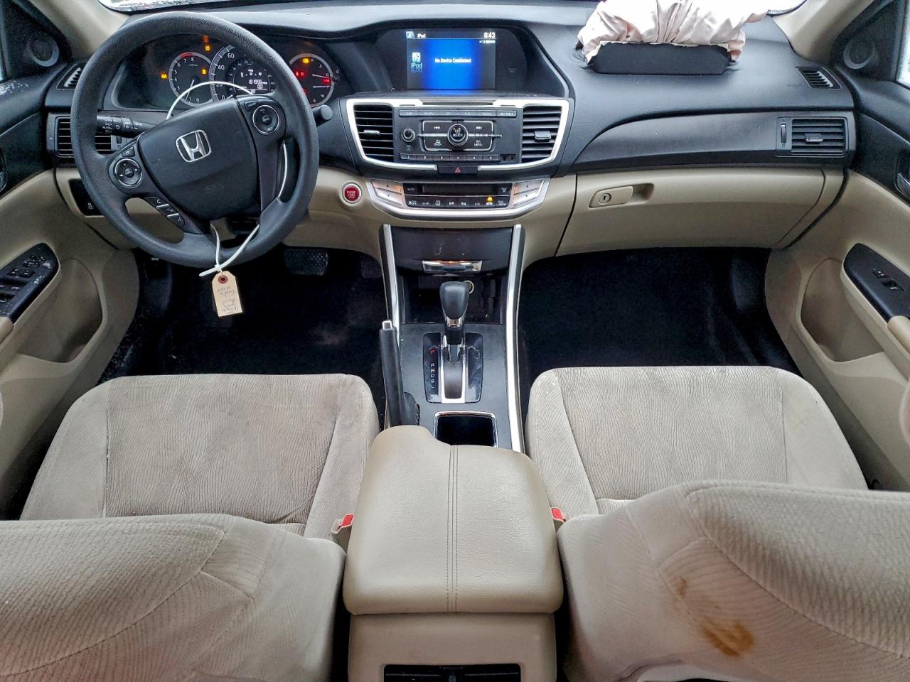 2015 HONDA ACCORD EX photo 8