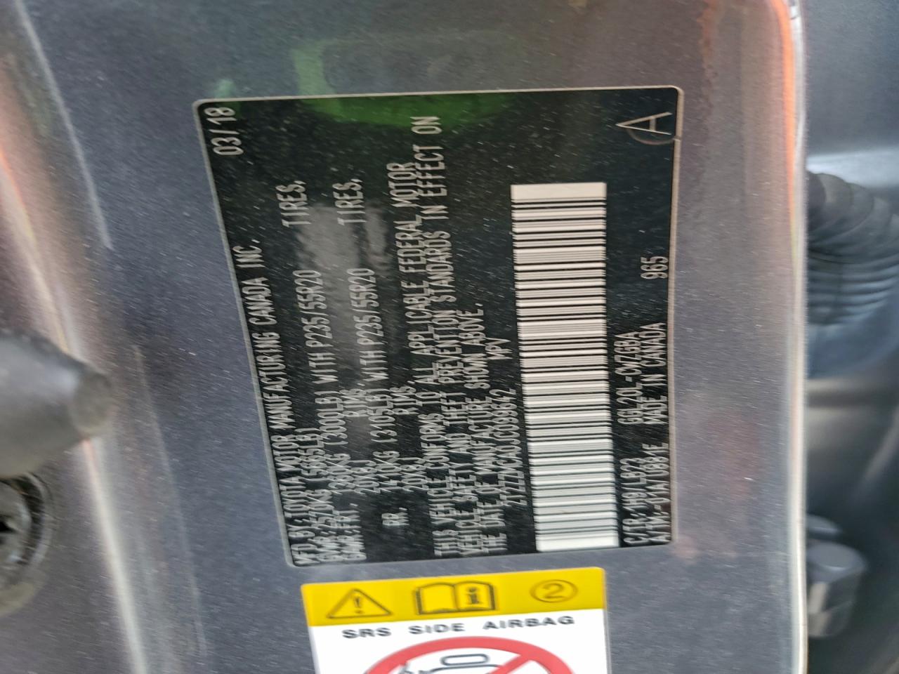 2018 LEXUS RX 350 BASE photo 13