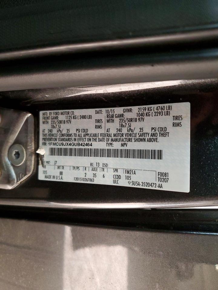 2016 FORD ESCAPE TITANIUM photo 13
