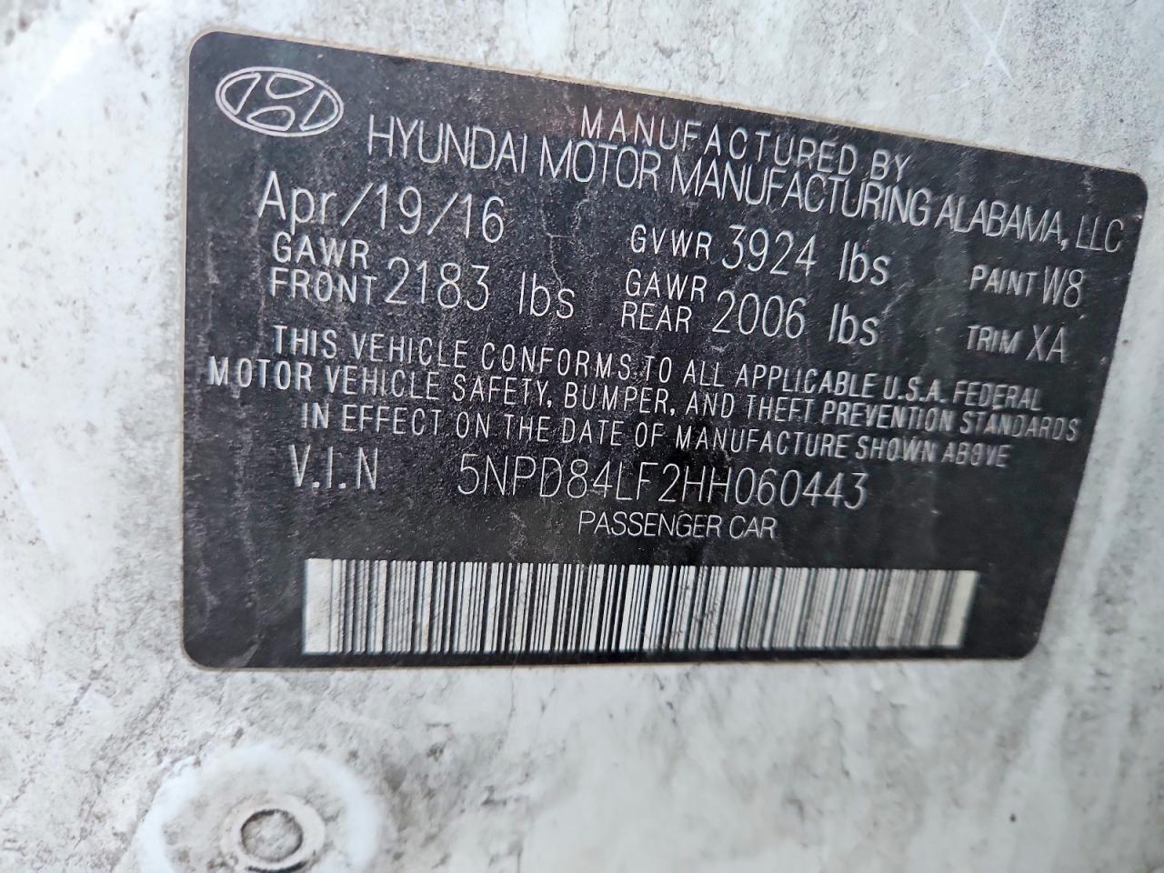 2017 HYUNDAI ELANTRA SE photo 12