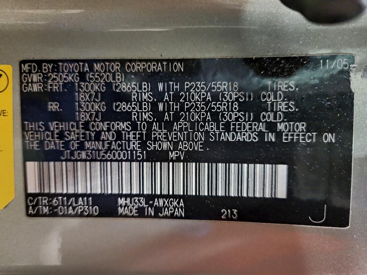 2006 LEXUS RX 400 photo 13