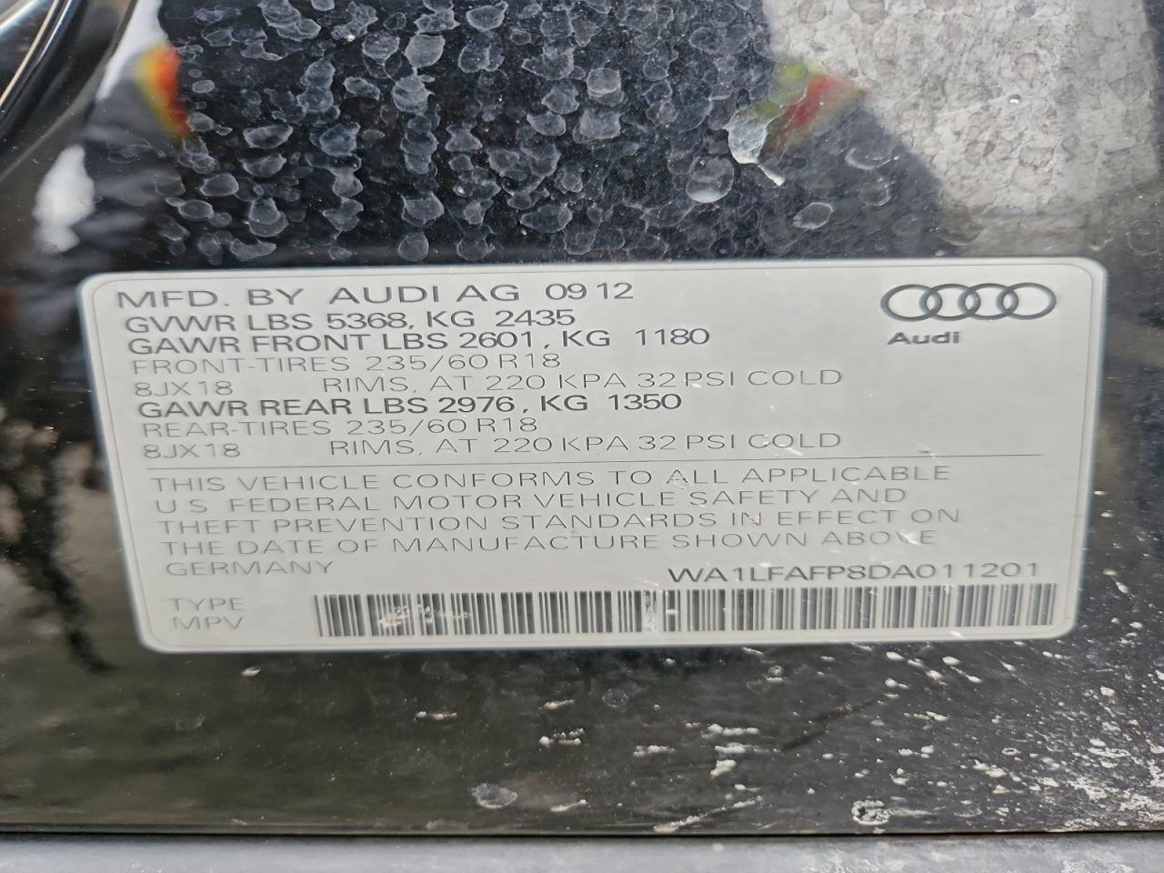 2013 AUDI Q5 PREMIUM PLUS photo 13