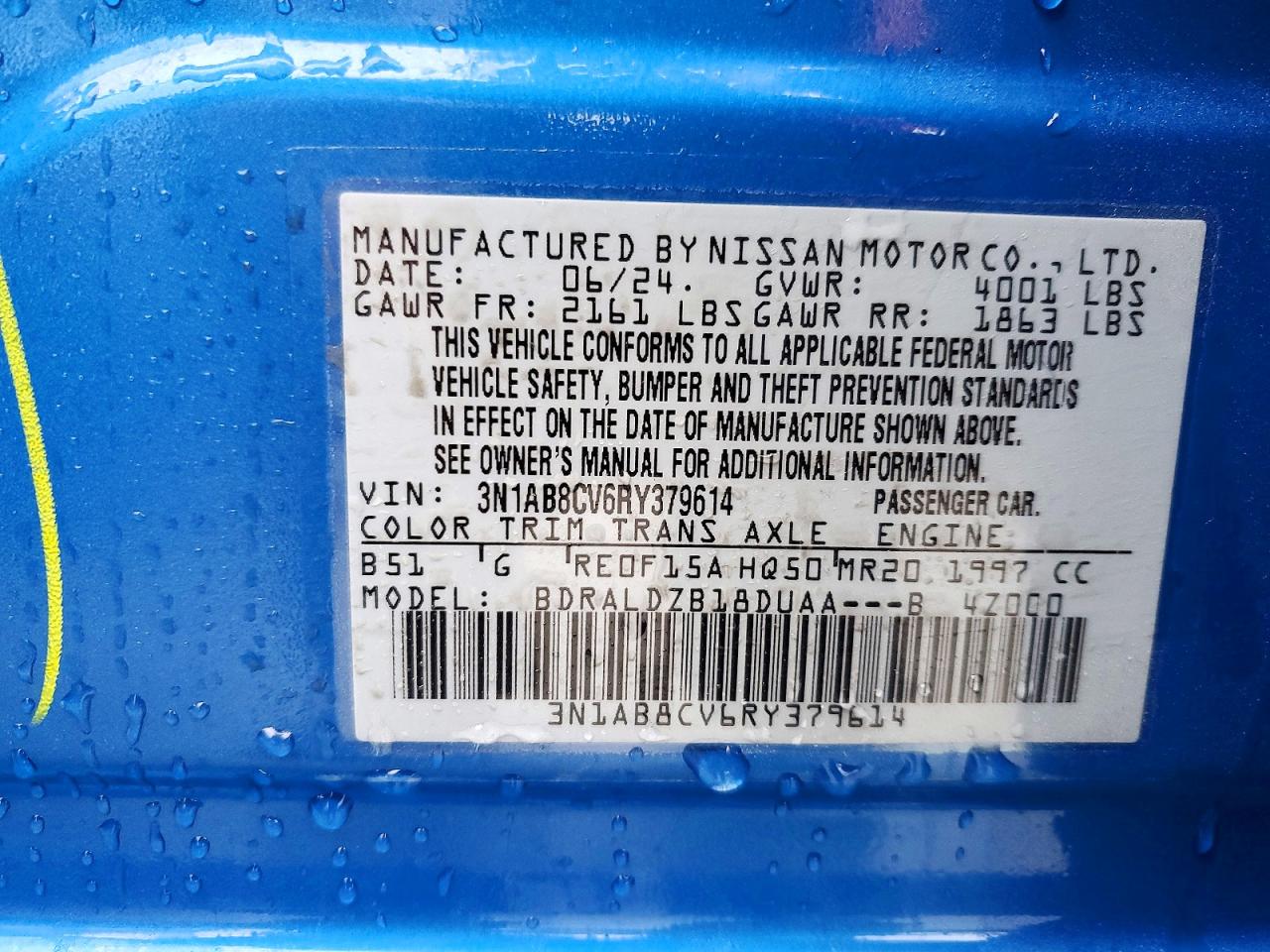 2024 NISSAN SENTRA SV photo 12