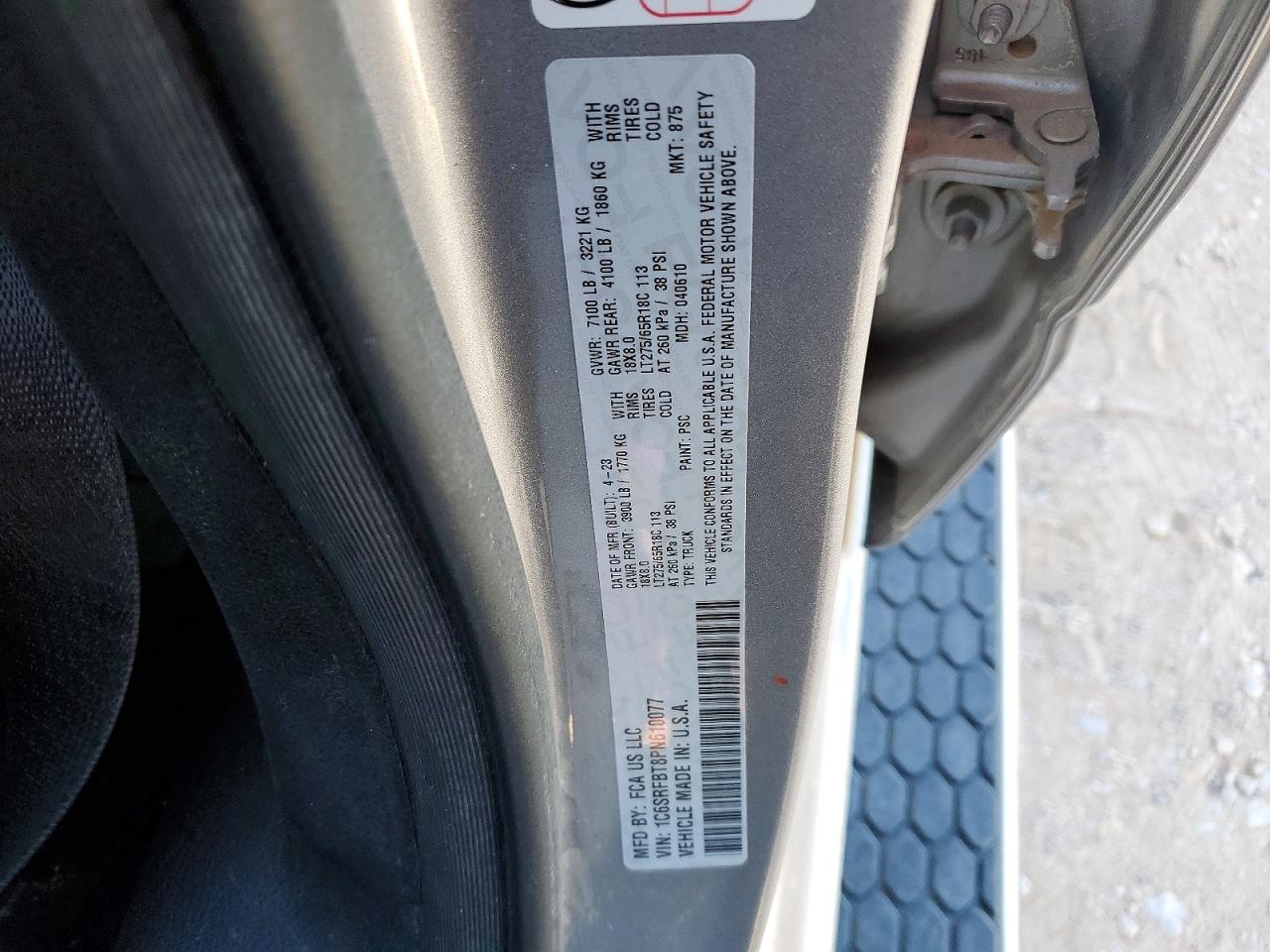 2023 RAM 1500 BIG HORN/LONE STAR photo 12