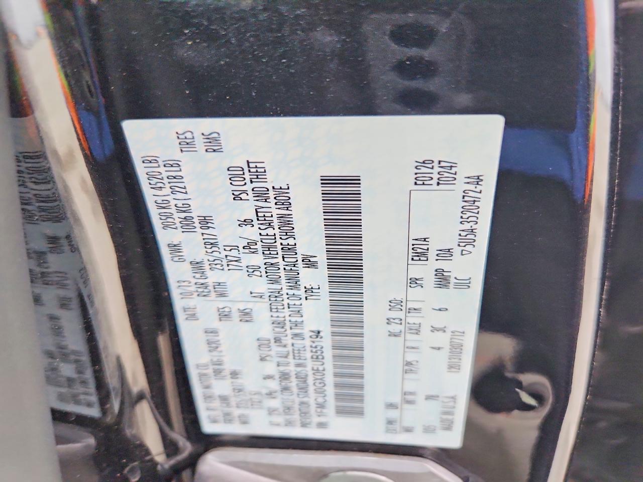 2014 FORD ESCAPE SE photo 13