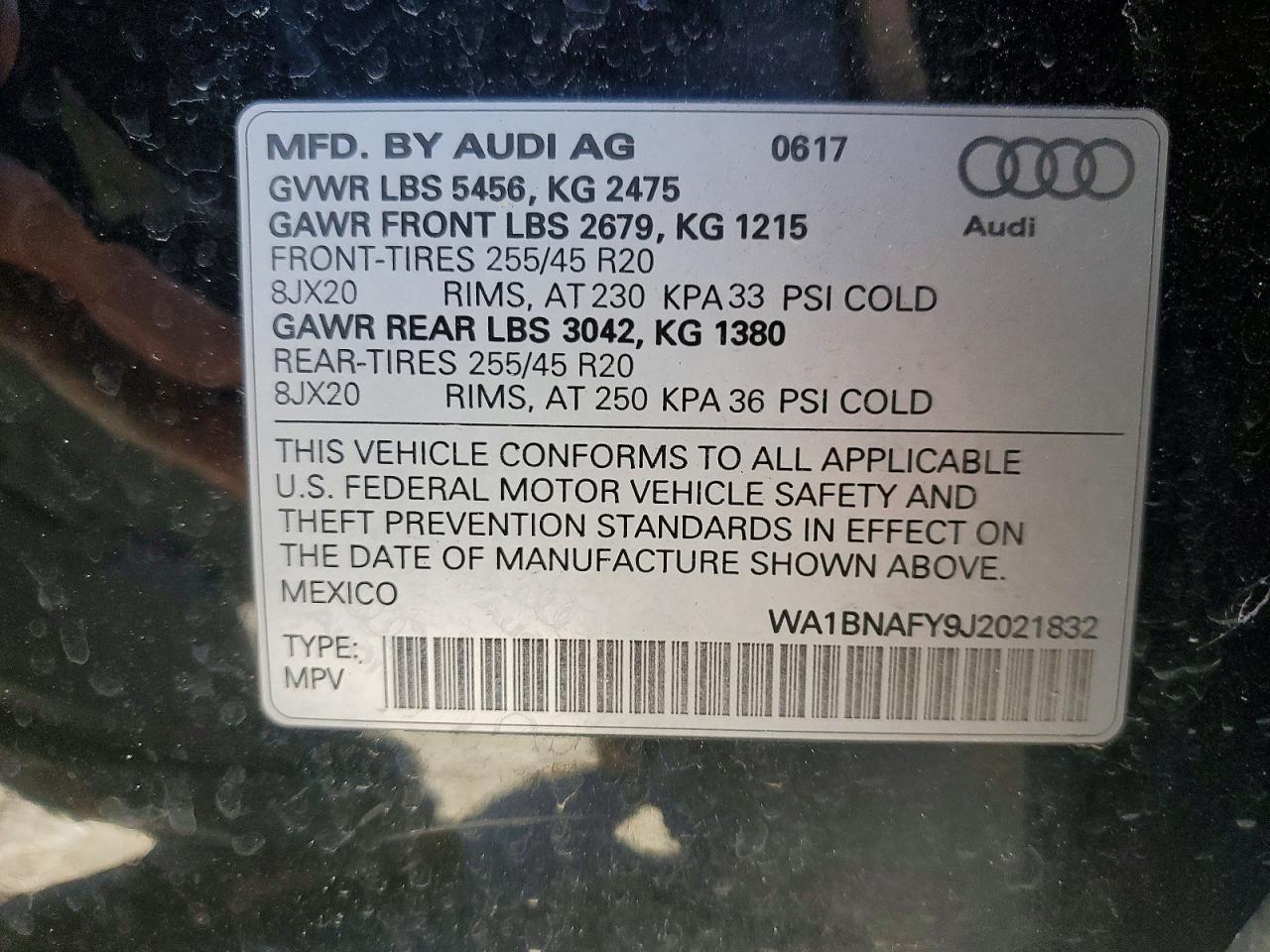 2018 AUDI Q5 PREMIUM PLUS photo 13