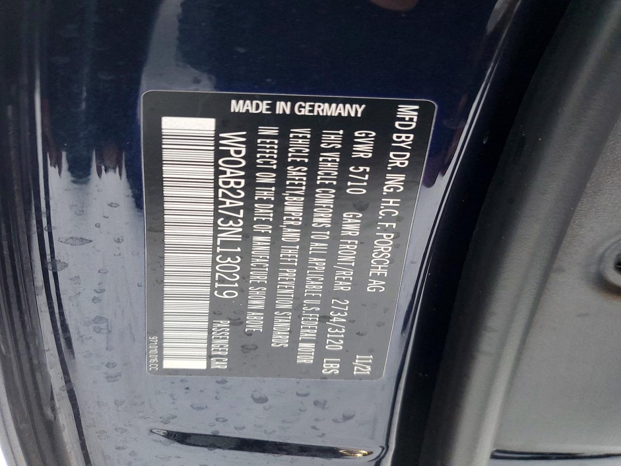 2022 PORSCHE PANAMERA 4S photo 13