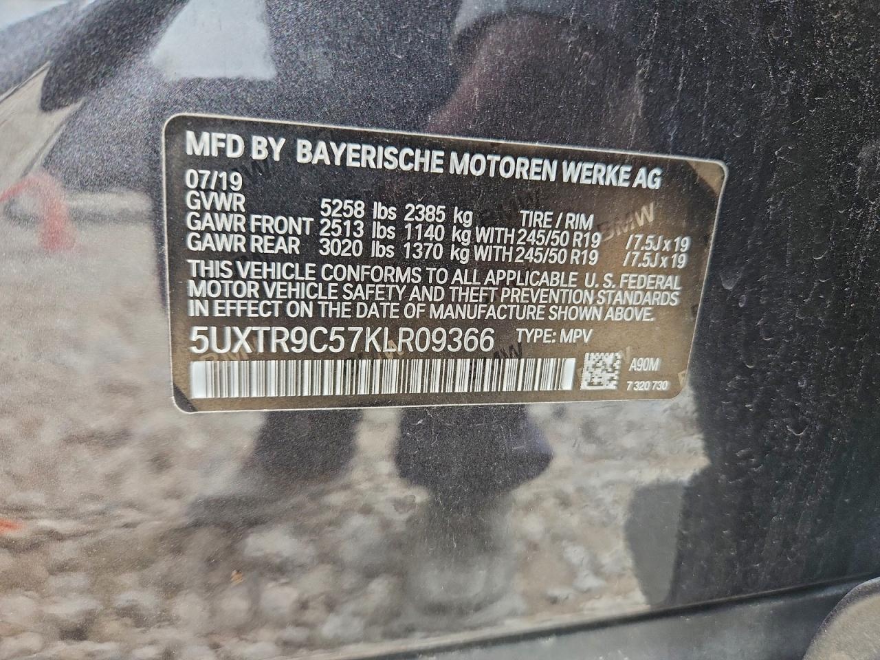 2019 BMW X3 XDRIVE30I photo 13