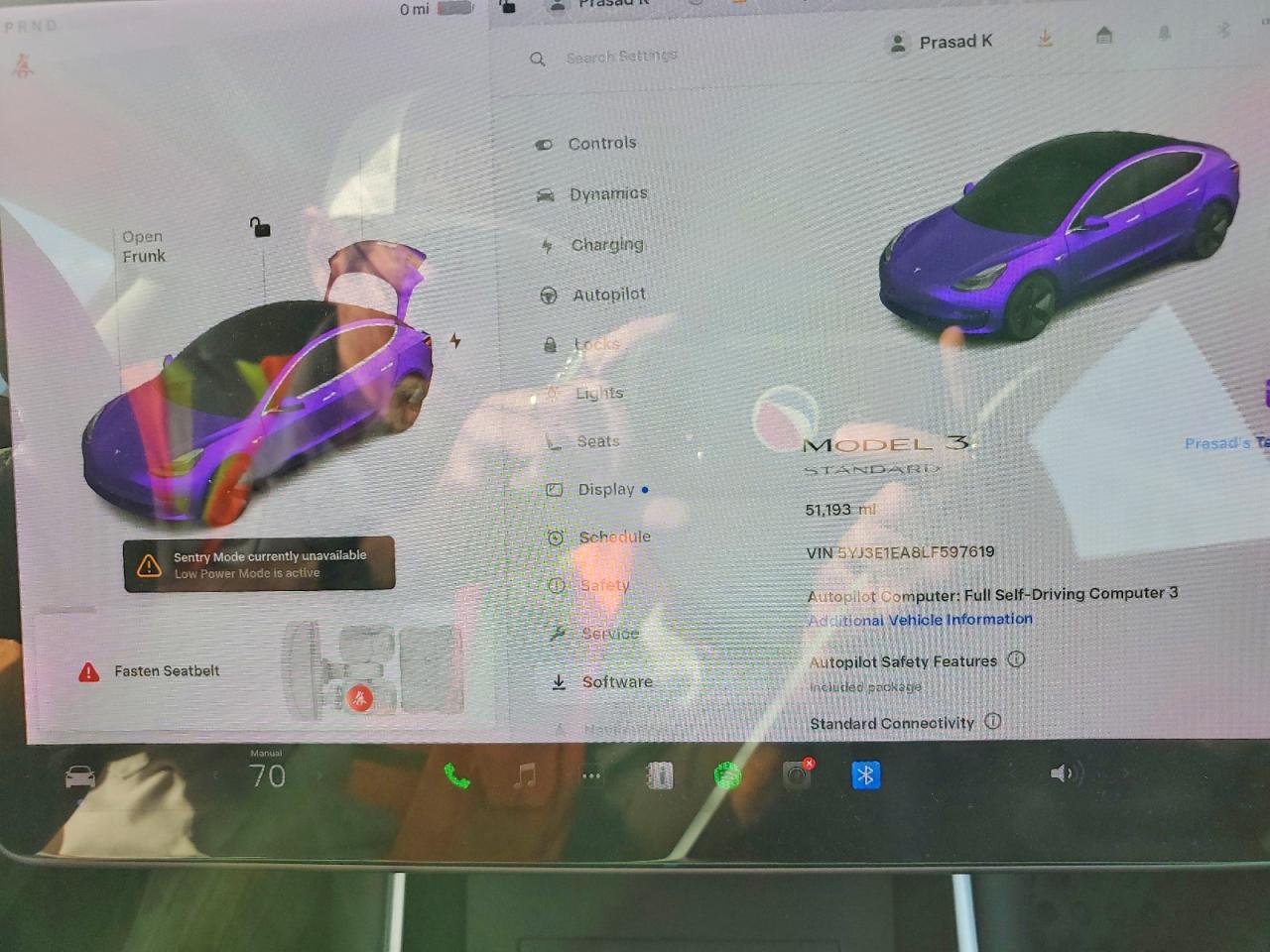 2020 TESLA MODEL 3 photo 9