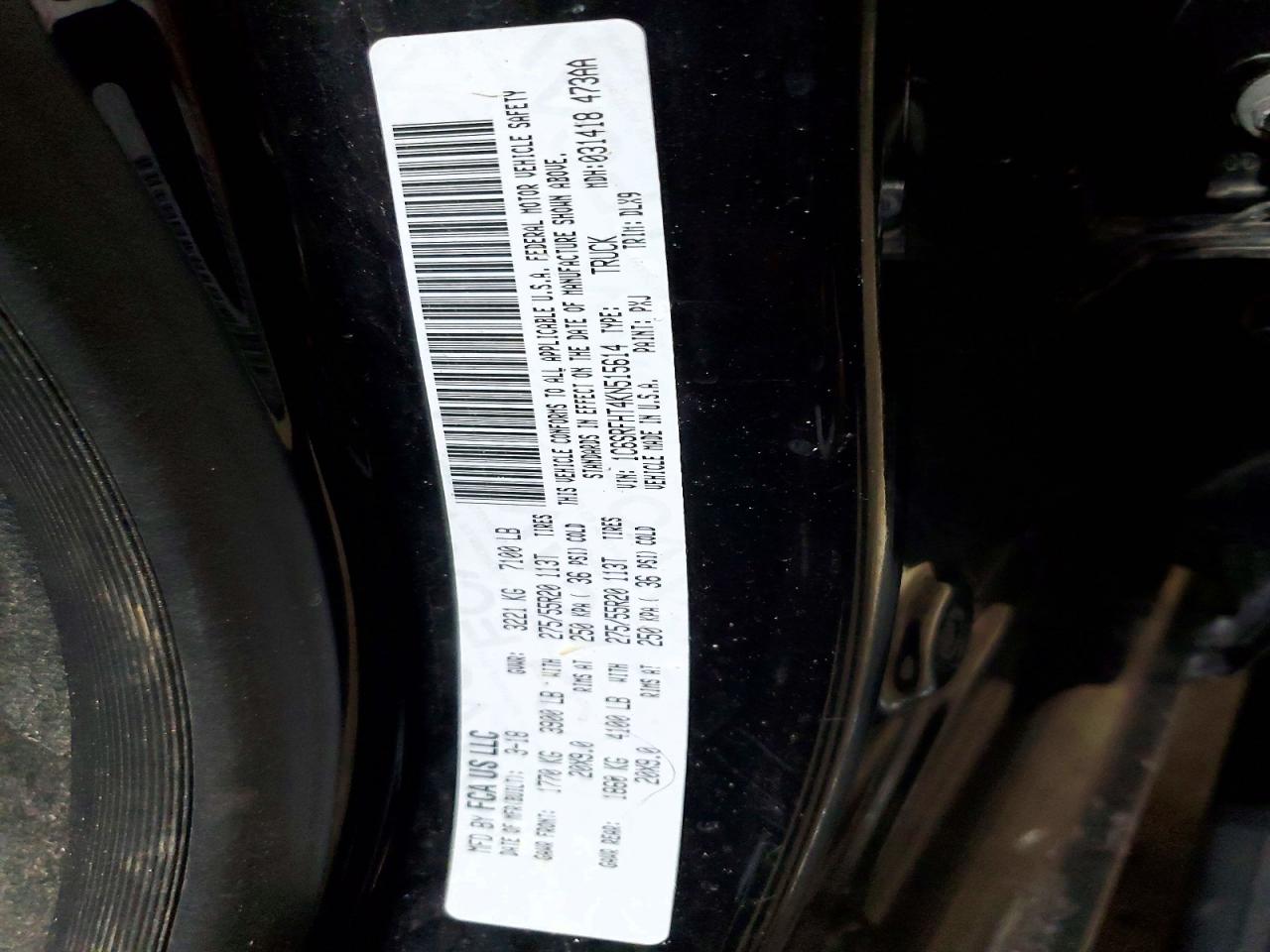 2019 RAM 1500 LIMITED photo 13