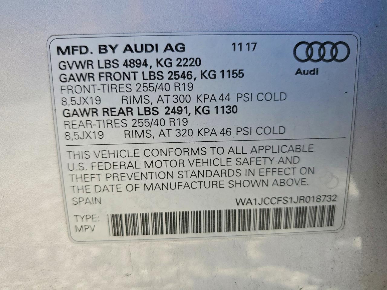 2018 AUDI Q3 PREMIUM PLUS photo 12