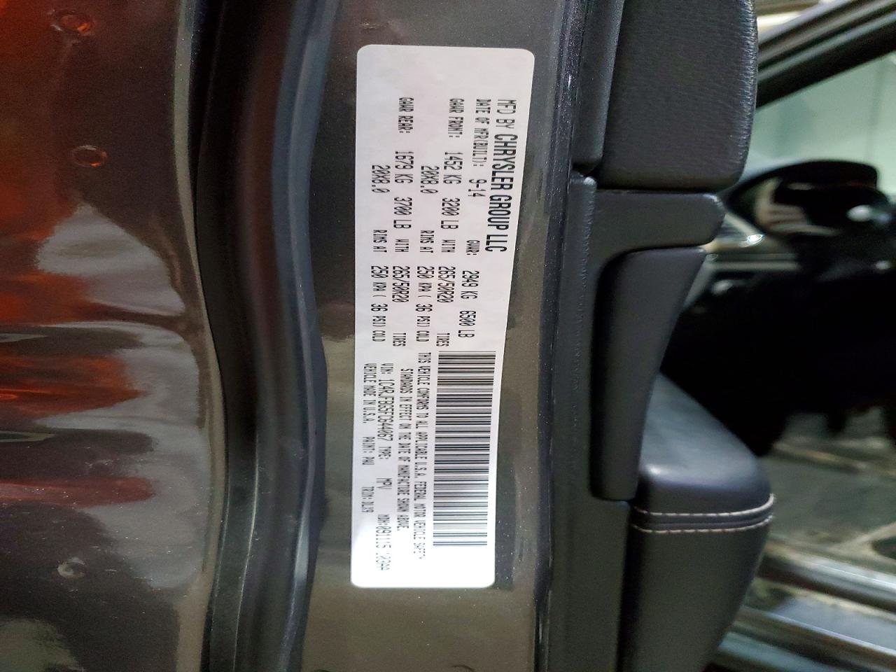 2015 JEEP GRAND CHEROKEE LIMITED photo 14