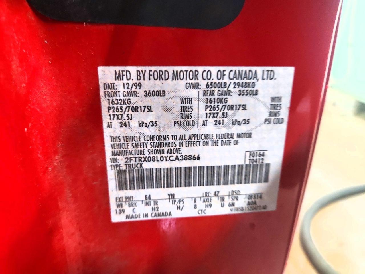 2000 FORD F150 photo 23