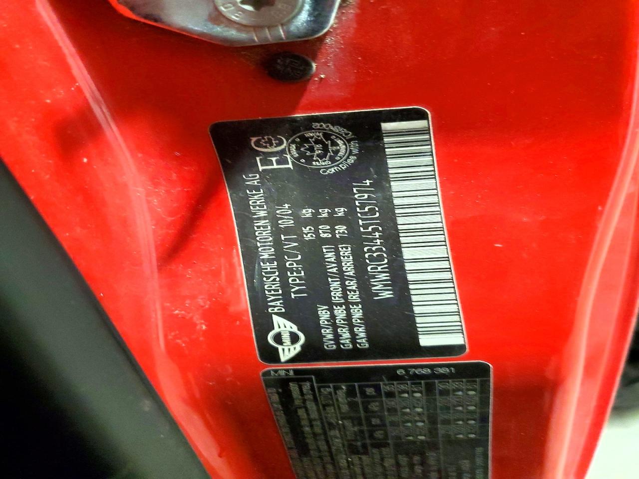 2005 MINI COOPER photo 12