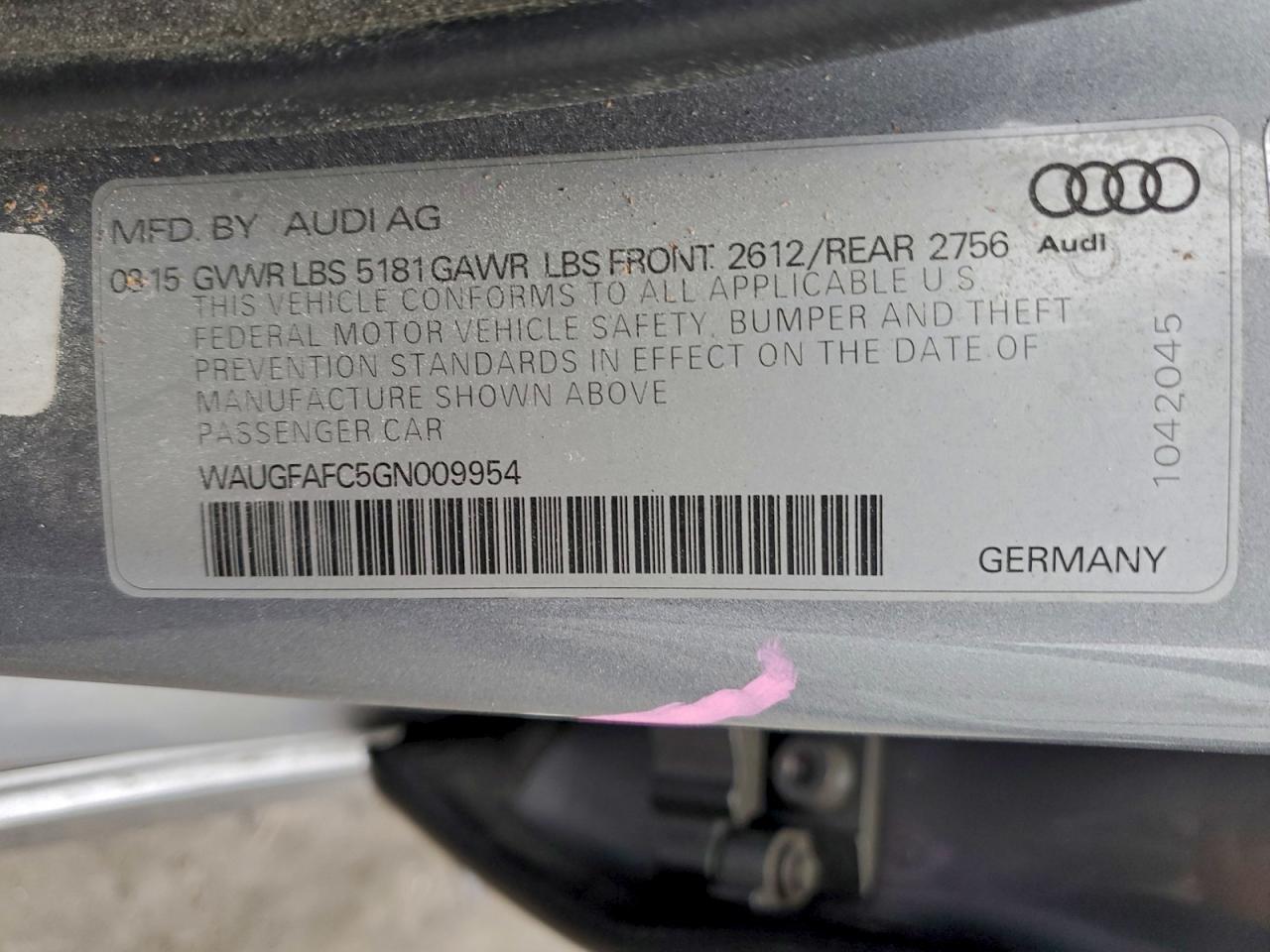 2016 AUDI A6 PREMIUM PLUS photo 13