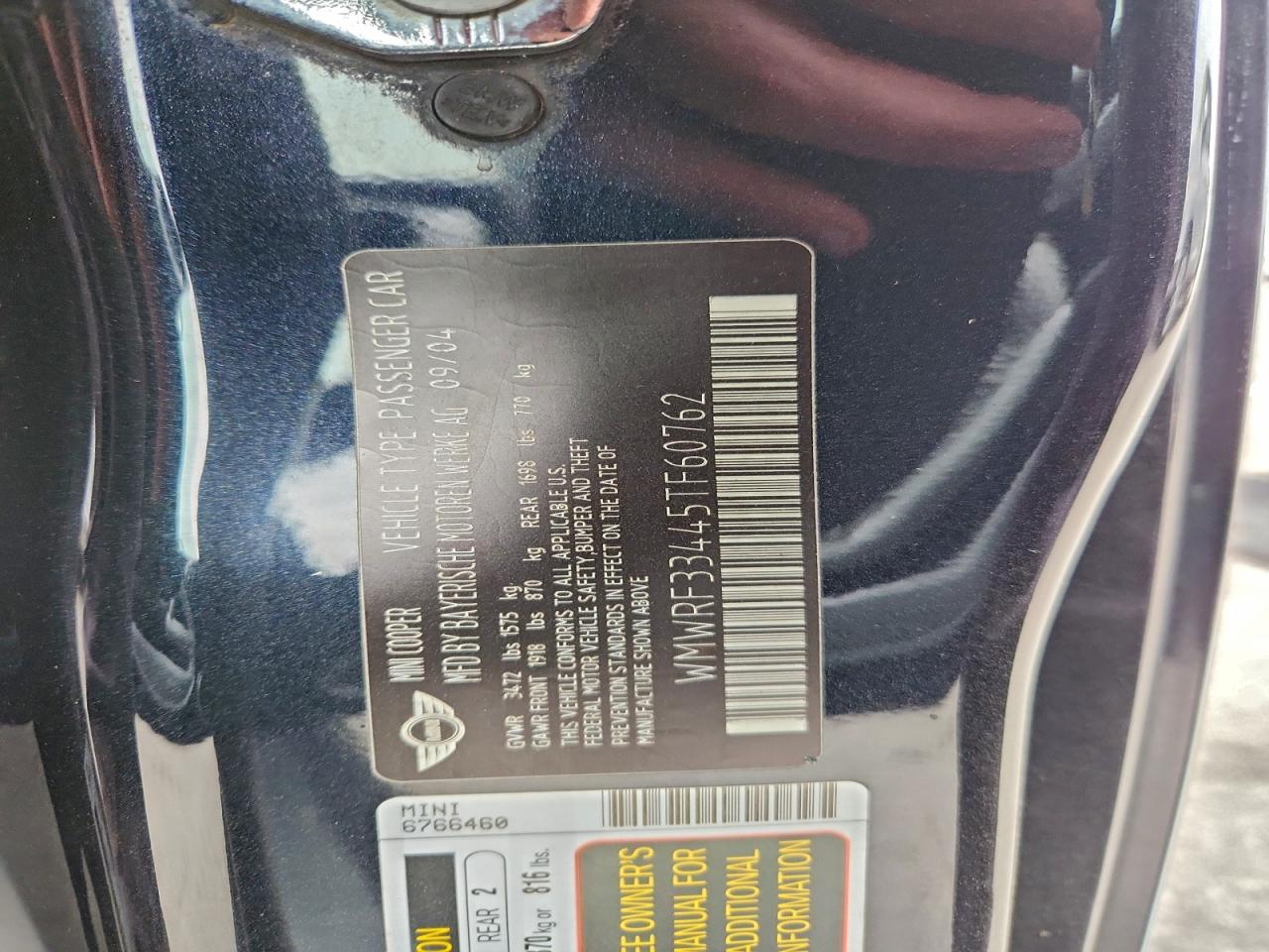 2005 MINI COOPER photo 12