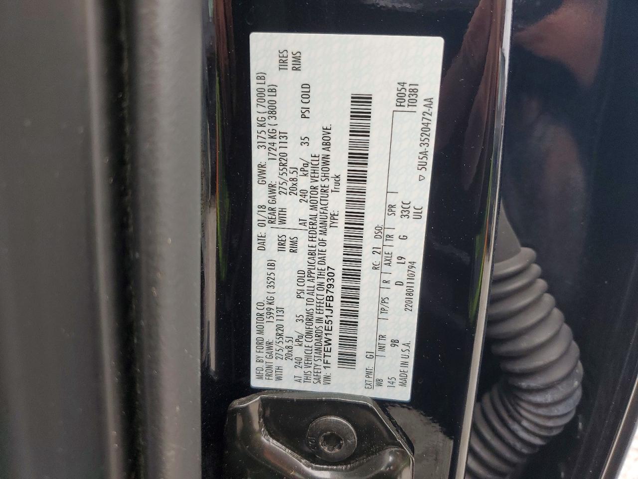 2018 FORD F150 SUPERCREW photo 12
