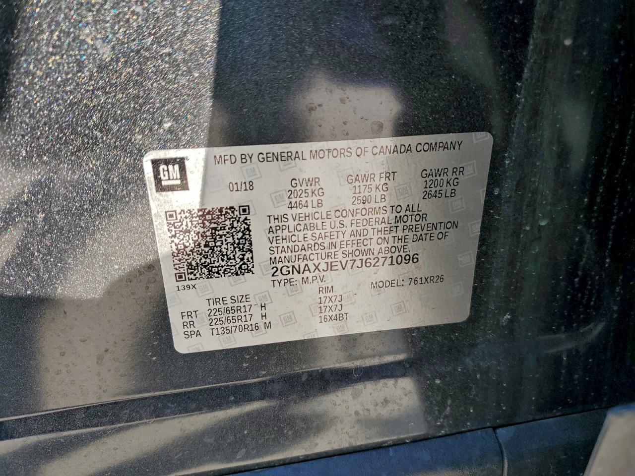 2018 CHEVROLET EQUINOX LT photo 12