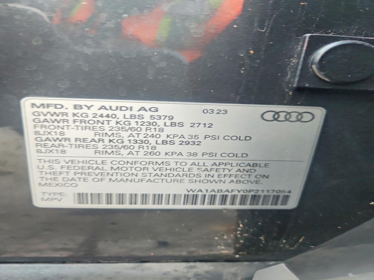 2023 AUDI Q5 PREMIUM 40 photo 13