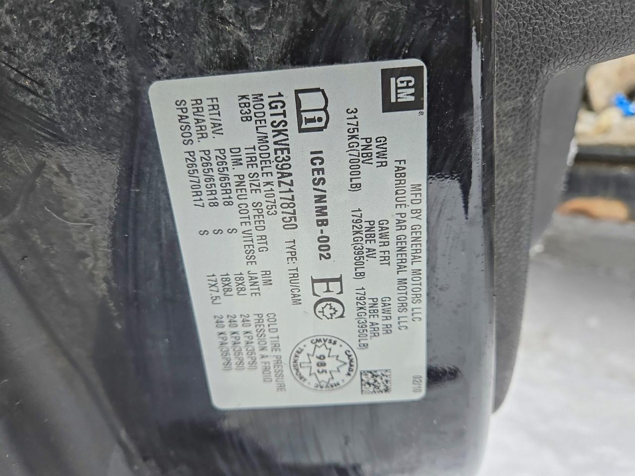 2010 GMC SIERRA K1500 SLE photo 12