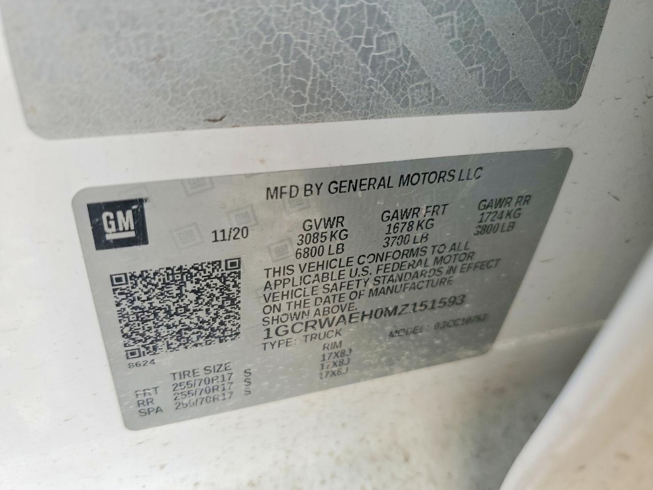 2021 CHEVROLET SILVERADO C1500 photo 12
