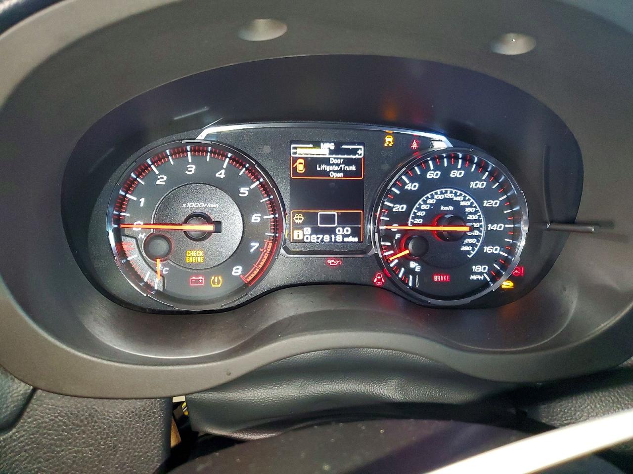 2019 SUBARU WRX PREMIUM photo 9