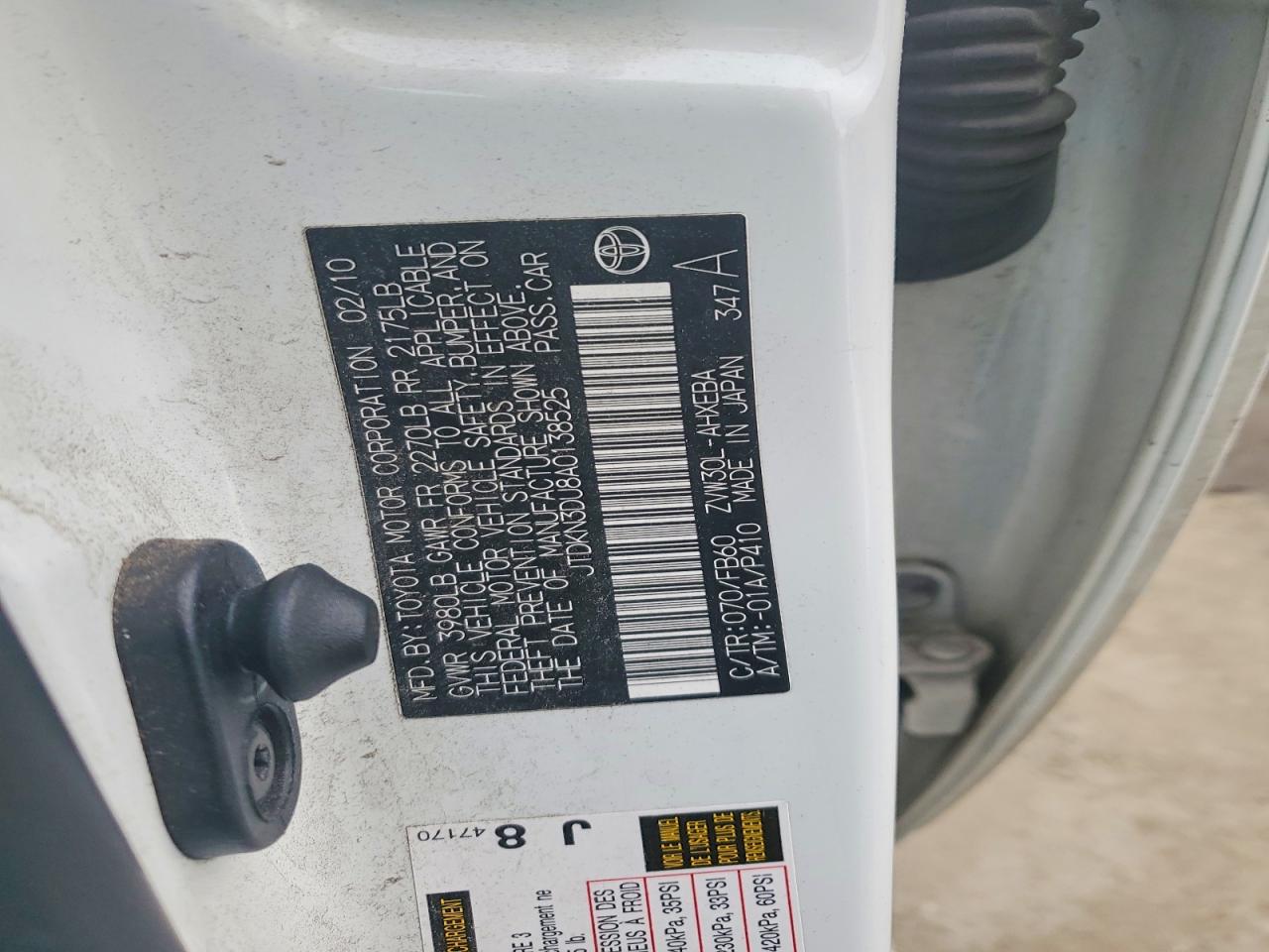 2010 TOYOTA PRIUS photo 13