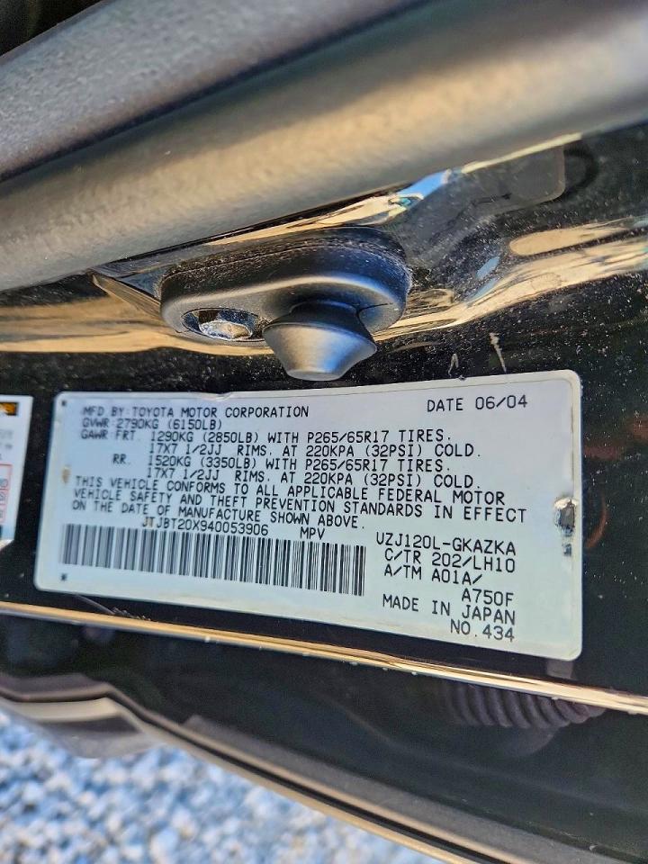 2004 LEXUS GX 470 photo 13
