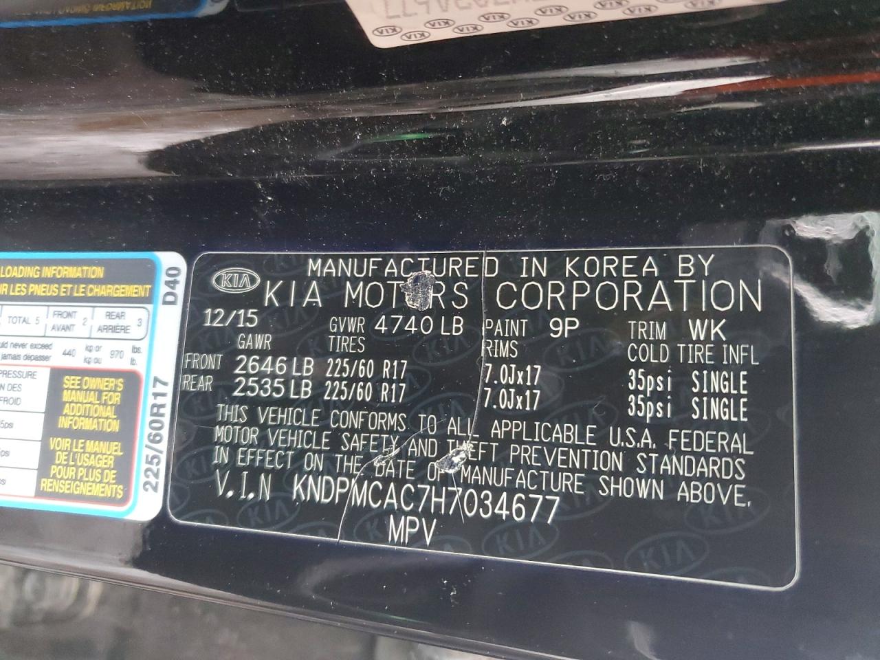 2017 KIA SPORTAGE LX photo 13