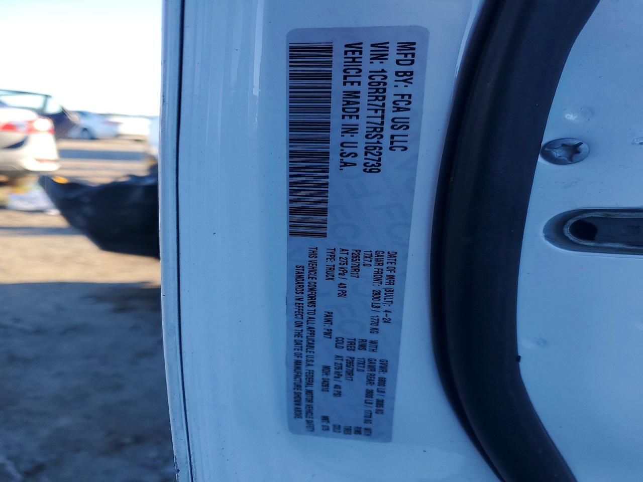 2024 RAM 1500 CLASSIC TRADESMAN photo 12