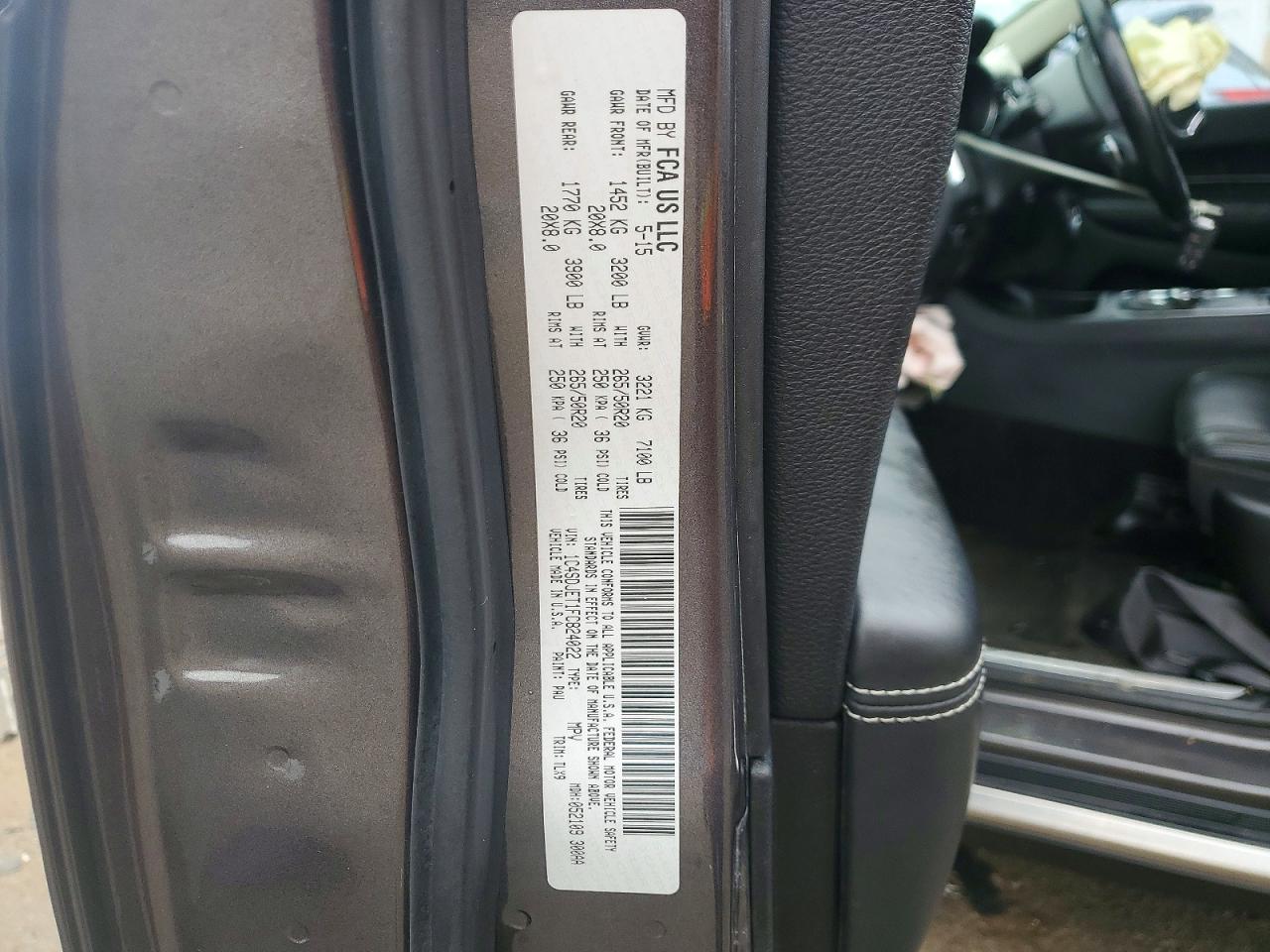 2015 DODGE DURANGO CITADEL photo 13