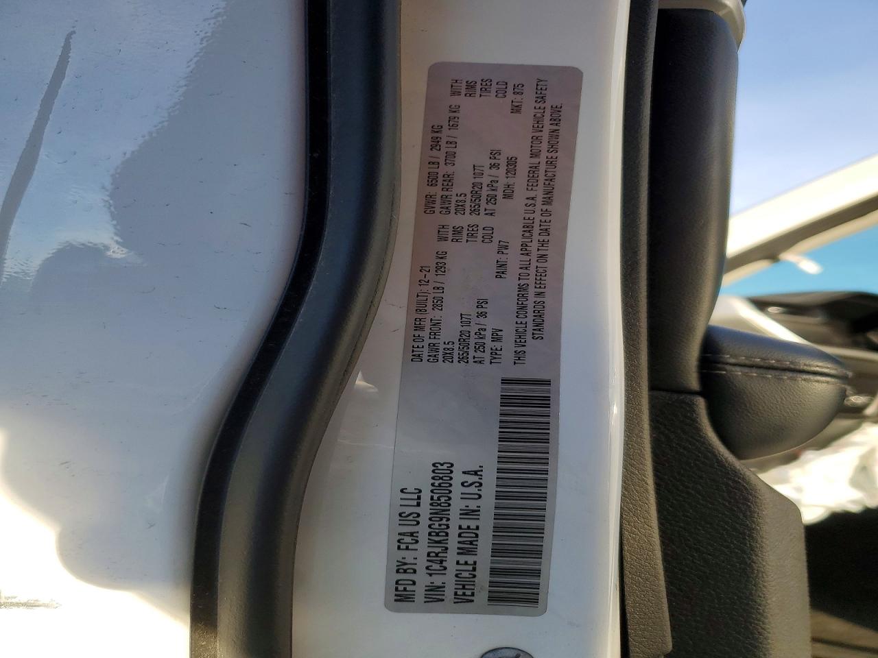 2022 JEEP GRAND CHEROKEE L LIMITED photo 14