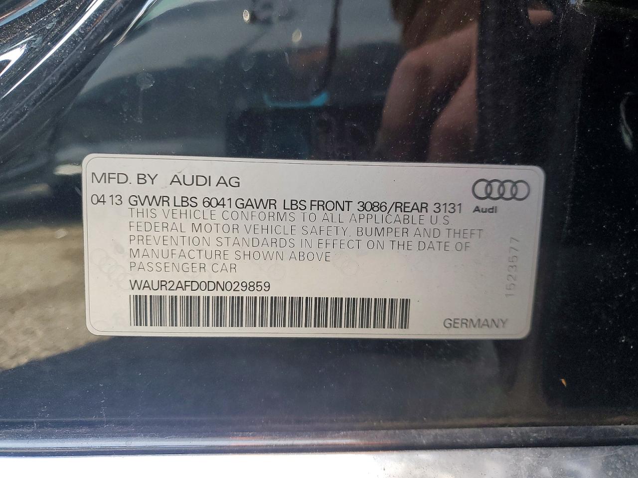 2013 AUDI A8 L QUATTRO photo 12