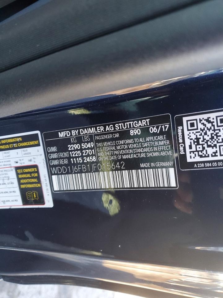 2018 MERCEDES-BENZ E 400 photo 12