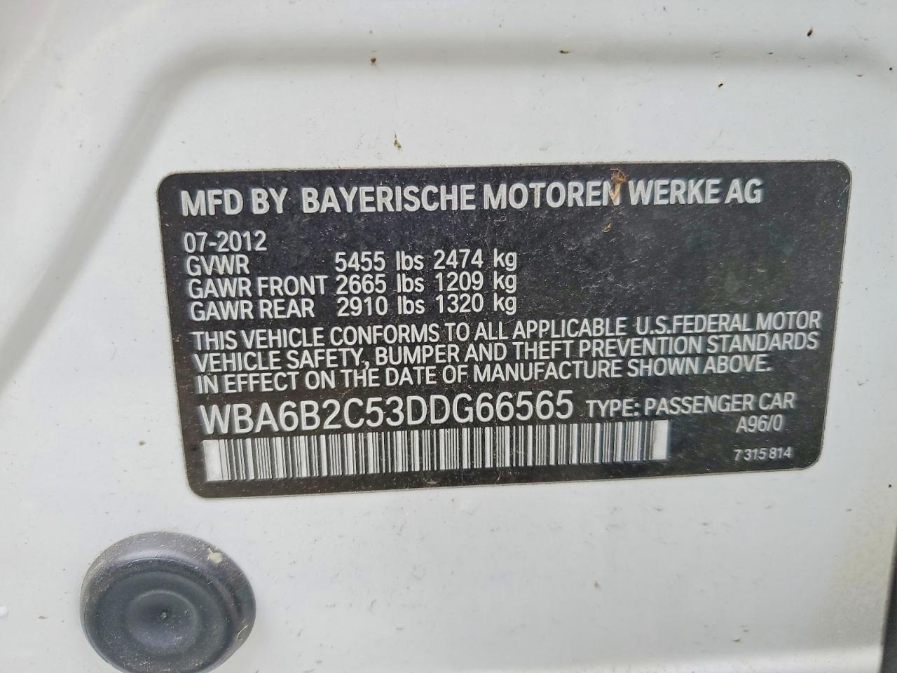 2013 BMW 650 I photo 12