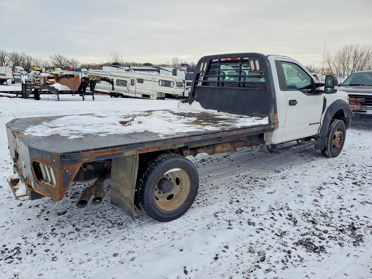 2019 FORD F550 SUPER DUTY FLATBED TRUCK photo 3