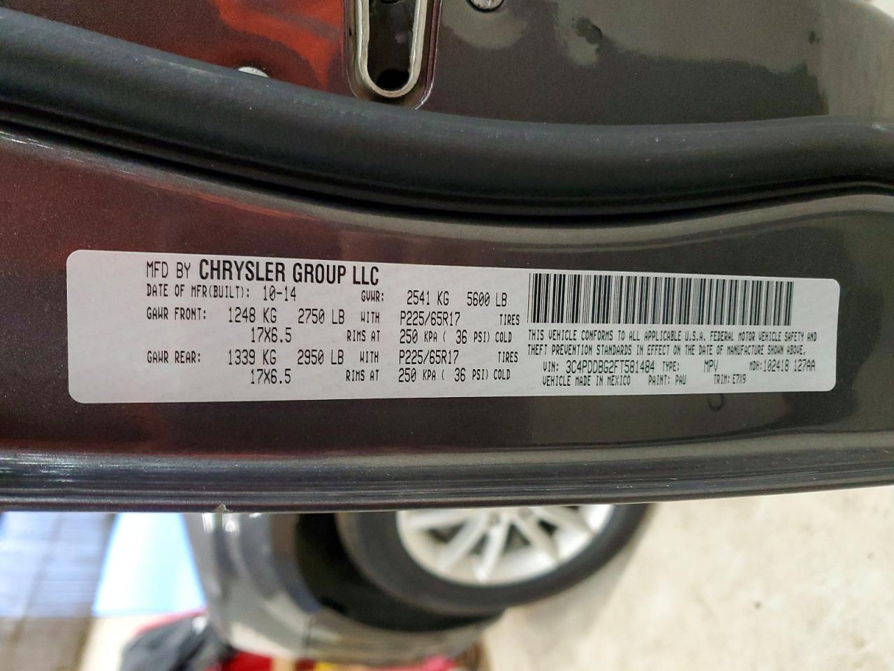 2015 DODGE JOURNEY SXT photo 13