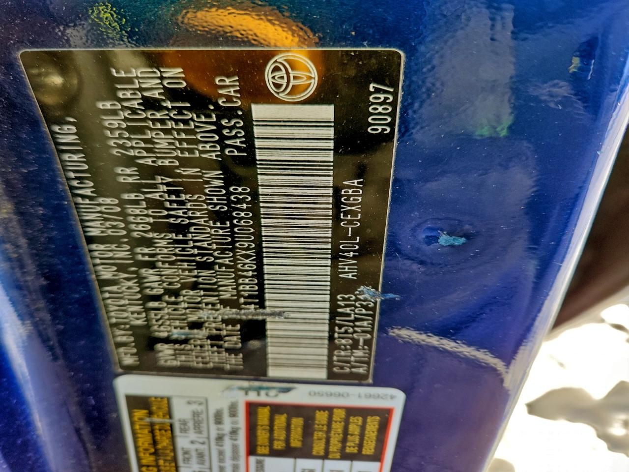 2009 TOYOTA CAMRY HYBRID photo 12