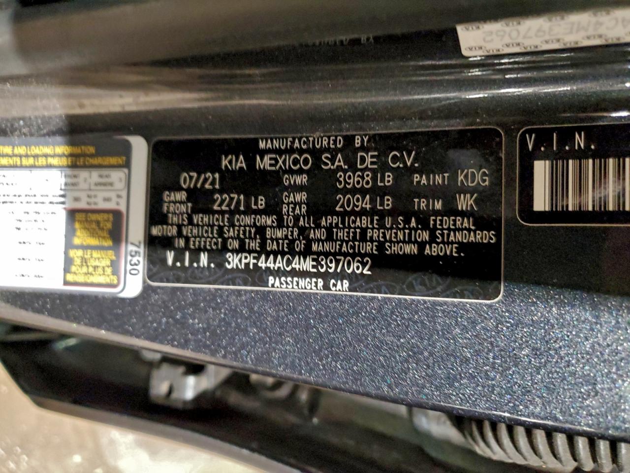 2021 KIA FORTE GT photo 12