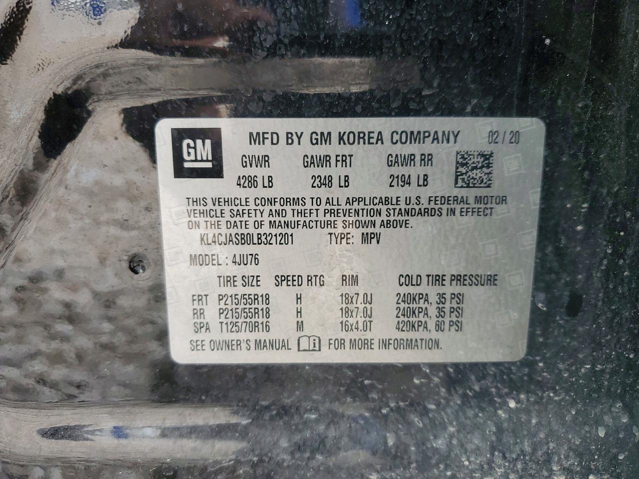 2020 BUICK ENCORE PREFERRED photo 13