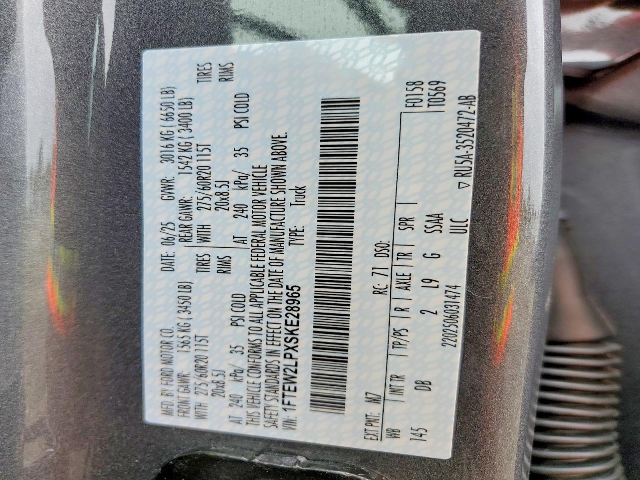 2025 FORD F150 STX photo 12